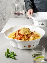 高級中華料理用粘土製皿【保温・キャンドル加熱・デザインプレート】