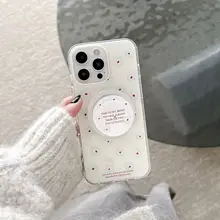 YUMIN SKY 青い花柄のiPhoneケース【iPhone対応・防衝撃・マグネットスタンド付き】