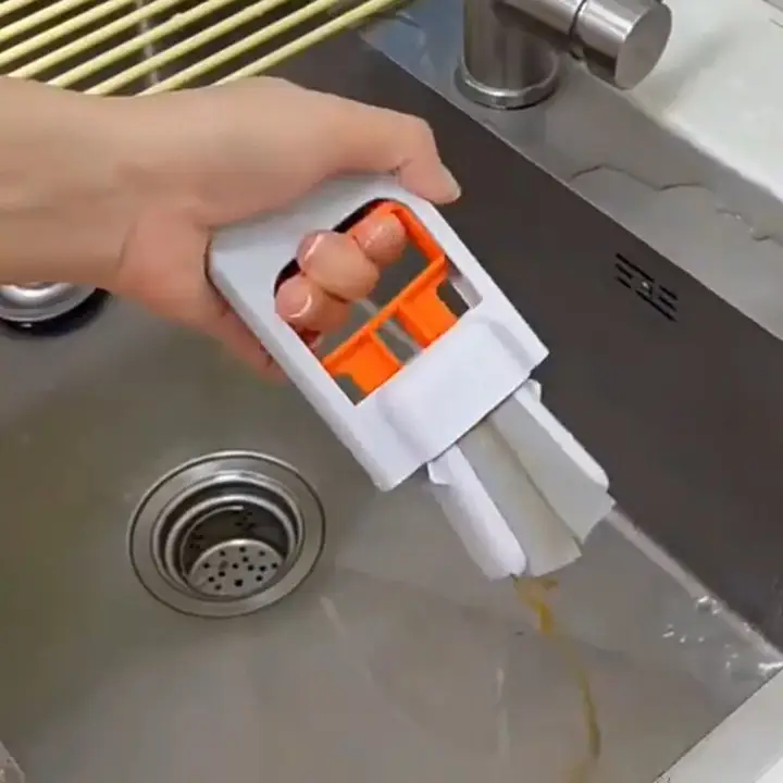 手を使わずに洗える！吸水性抜群のスポンジヘッドモップ【家庭用】