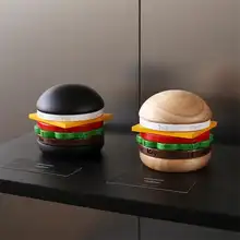 裏面が見えるハンバーガー万年カレンダー【贈り物・創造的なデザイン】（セットアップ対応）