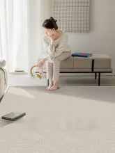 高級感あるシンプルなリビング＆ベッドルーム用ラグ【防水・防汚・ソファマット】