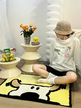 アメリカンカレッジ風コットン長袖Tシャツ【カジュアル・猫デザイン・ゆったりシルエット】