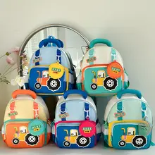 男の子用幼稚園リュック【可愛い車のプリント・超軽量・遊びに便利】