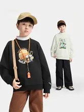 快適で肌ざわりの良いキッズスウェットシャツ【男児用・プルオーバー・春秋向け】（セットアップ対応）