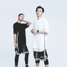 XPX サイドテープデザイン 丸首短袖Tシャツ