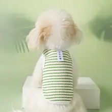 春夏用ドット柄ペットウェア【犬用・猫用・タンクトップ・小型犬適用】（セットアップ対応）