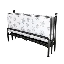 折りたたみ式シングルベッド【木製ハードボード・子供用・大人用・持ち運び可能】