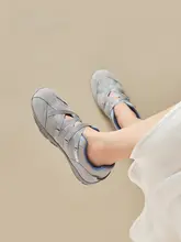 バレエスタイルのブルー運動シューズ【厚底・通気性・マリージェン】