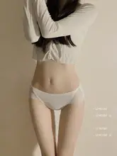夏用 薄手サテンパンティ【抗菌・コットン混・中腰・無痕・セクシー】