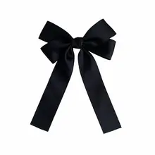 リボンデザインのヘアクリップ【後頭部用・ドレスアクセサリー】