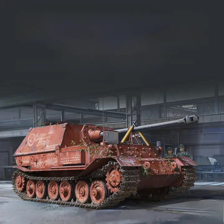 陸丘模型 1/35 フェルディナント駆逐戦車