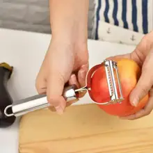 ステンレス製 皮むき器【多機能・ポテト・フルーツ用】