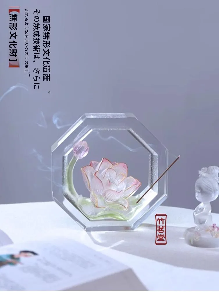 琉璃製十二花神の置物：新中式国风摆件の伝統工芸品としての価値と実用性