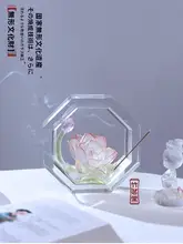 琉璃製 十二花神の置物【高級茶卓装飾・手作り茶具アクセサリー】