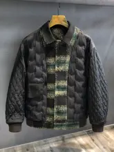 白鹅绒内蔵の厚手ダウンジャケット【メンズ・冬用・暖かい】