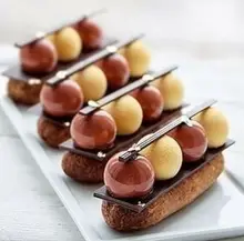 シリコン製 丸型チョコレートモールド【手作りスイーツ・ムースケーキ用・大小サイズ】