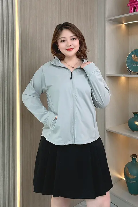 プラスサイズの日焼け止め服ファットmm 100kg 夏の新しいスタイル