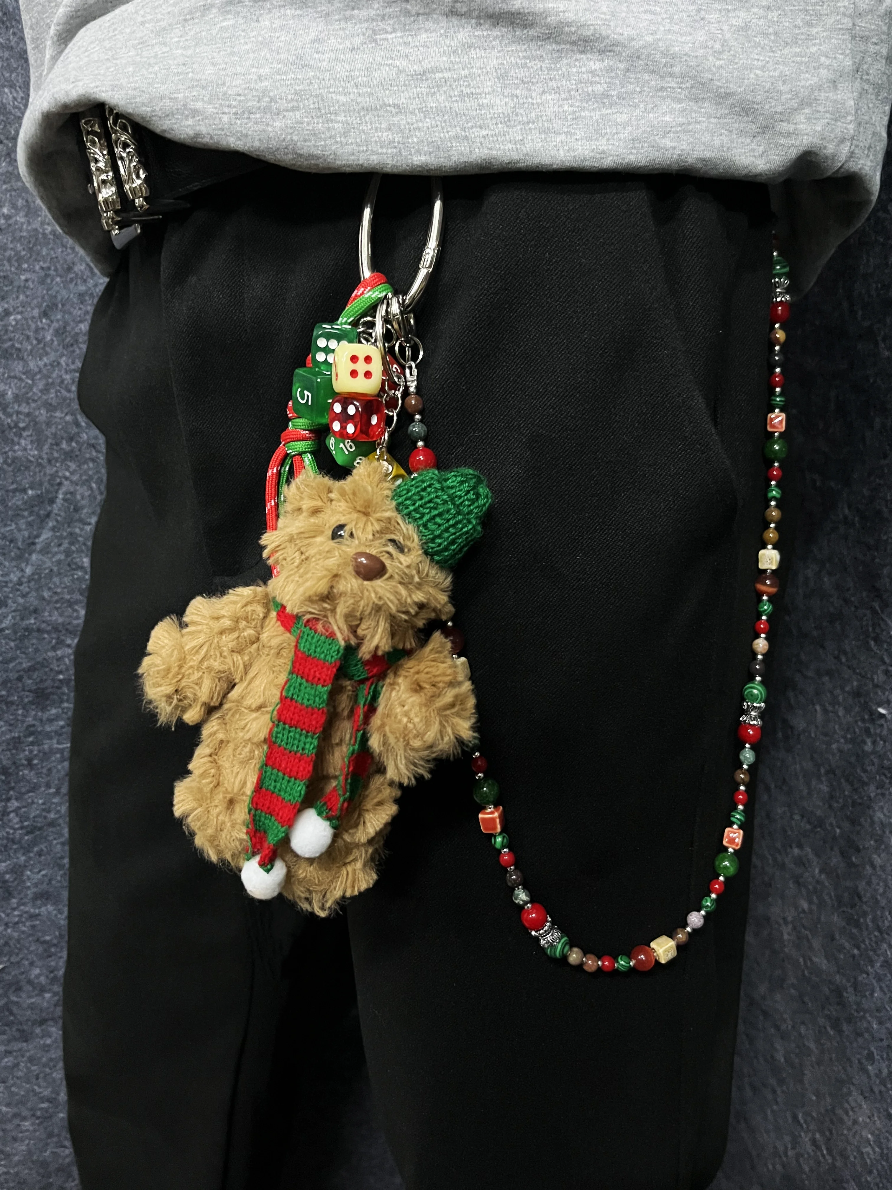 クリスマスプレゼント用ベルトとしてのクマ型ダイスビーズチェーンバッグチャームの実用性と選定基準