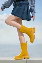 Camel 防水仕様のレディースショートブーツ【厚底・カジュアル・高スタイル】