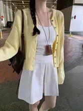 女性用 ニットカーディガン【アクリル混・秋冬用・ソフトタッチ・ナチュラル感】