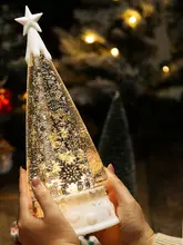 クリスマスツリー用デコレーションライト【雪の結晶デザイン・ピンク・小型ナイトライト・撮影小道具】