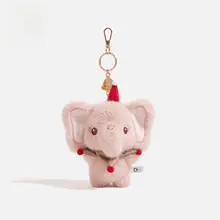 マスコット キーホルダー バッグチャーム ぬいぐるみ 象 ペア ギフト 卒業祝い レディース 「softlife」