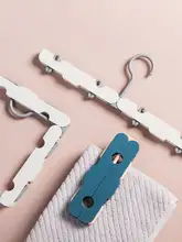 多機能ポータブル衣類ハンガー【伸縮式・折りたたみ式・滑り止め】