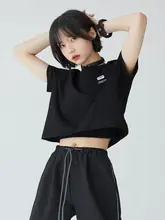 万有引力博物館のレディース半袖Tシャツ【コットン・ショート丈】