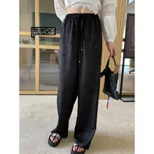 春の雰囲気を楽しむ新中式デザインの織りダウンベストと美しい模様のパンツ（セットアップ対応）