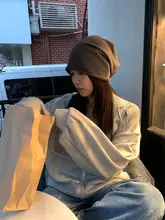 シンプルでおしゃれなリブ編みニット帽【秋冬用・ユニセックス・ビンテージスタイル】
