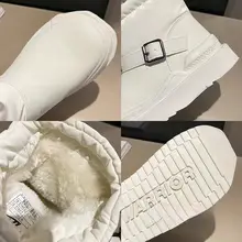 Warrior 極上の柔らかさの厚底防水女性用雪 boots【裏地加縁・保温・冬用】
