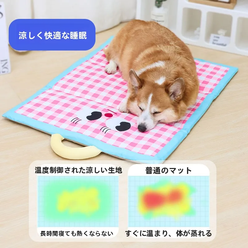 夏用冷却マット：犬・猫対応の極上の柔らかさと通気性を実現