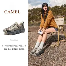 Camel トレッキングシューズ レディース 厚底 アウトドア 摩耗に強い 履き心地快適 着回し カジュアル 秋