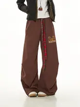 グレーのウエストゴム運動カジュアルパンツ【春秋用・ゆったり・高級感・女性用】（セットアップ対応）