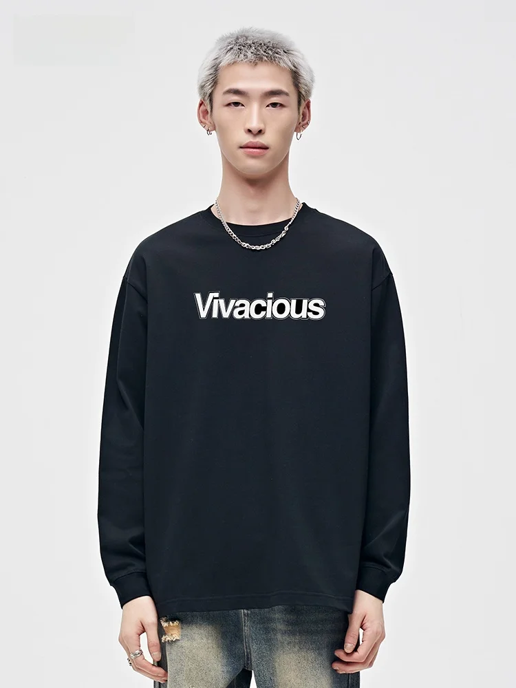 山小川 カートゥーンデザイン メンズ長袖Tシャツ：秋期日常着用の親肤性とデザインバリエーションを解説