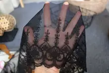 レース刺繍リボン【DIY用・多用途・ファッション装飾】