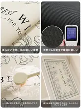 漫画のバスルーム吸水速乾フロアマット ソフトクッション