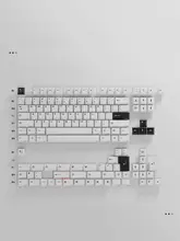 キーキャップ PBT二色成形 ホワイト メカニカルキーボード用 Cherryプロファイル bow 「PBTfans」