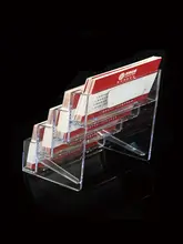 展示会ファッションプラスチック多層名刺ボックス