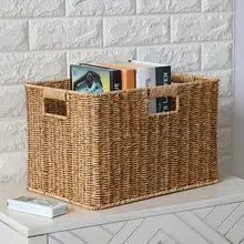 北欧風のクリエイティブな収納バスケット【シンプルデザイン・食料品や衣類、書類の整理に最適】