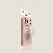 iPhone用ケース【クッション付き・マグネットスタンド・高級感あるデザイン】