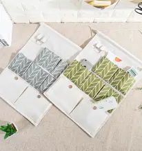 布製収納ポケット【壁掛け・ドア裏用・小物整理・寝室用】