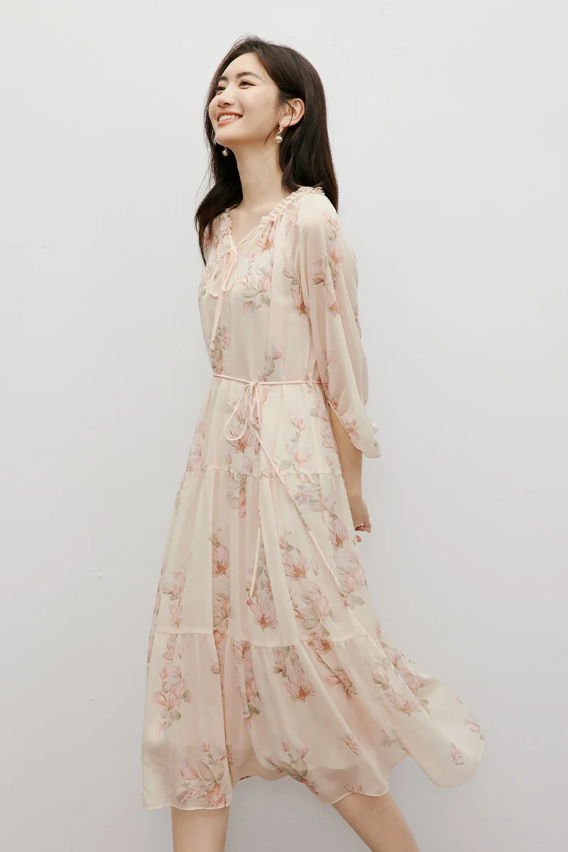 春の花柄ワンピースコレクション