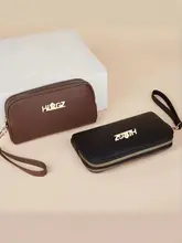 カジュアルなソフトレザー女性用横長ハンドバッグ【ミニ財布・ファッション・小物入れ】
