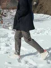 パンツ 女性 ハイウエスト カジュアルパンツ ゆったり スリム シンプル