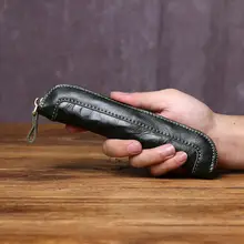 ヴィンテージ本革ハンドバッグ【シンプルデザイン・牛革・コインポーチ・ユニセックス】