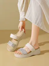 厚底の履きやすいサンダル【通勤用・春夏向け・オープントゥ・ビーチサンダル】
