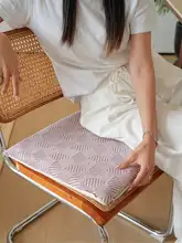 クッション ピンクグリーン 家庭用 汎用 椅子 ダイニングチェア ラグジュアリー シンプル