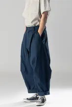 春秋用カジュアルワイドパンツ【フィット・無地】（セットアップ対応）