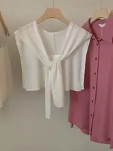 白色ニットカーディガン【夏用・ショート丈・女性用】